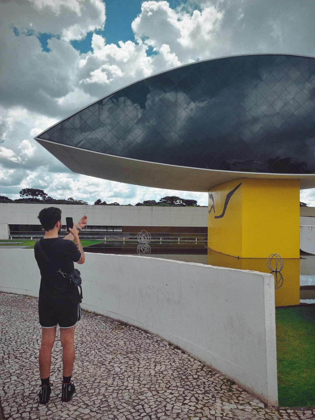 Me taking a picture of a tsuru